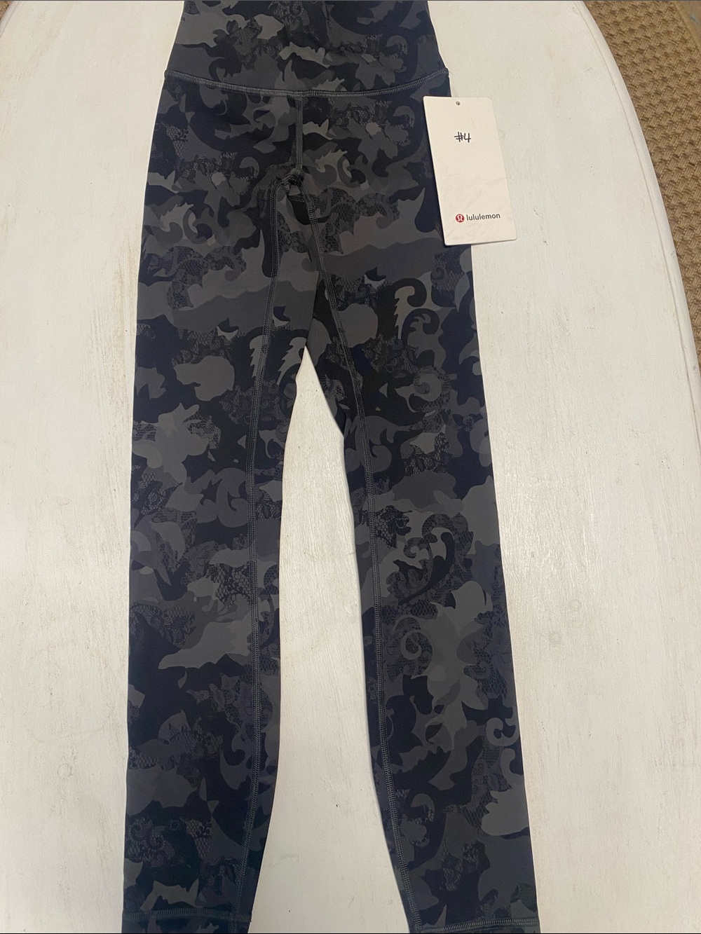 lululemon athletica Black & Charcoal Patterned Leggings